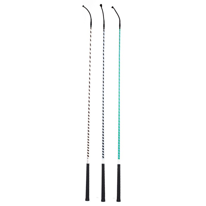 Riding Crop Dressage Crop striped in beautiful gaudy colours Horsemen