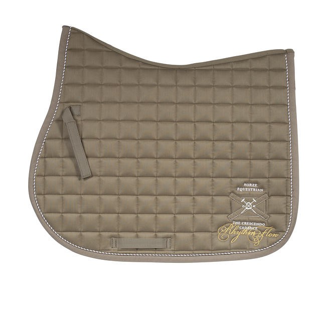 Eventing Saddle Pad brown, white, dark blue, olive Horse 'Saddle pads